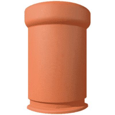 Tigla coama rotunda, Leier, natur, 380 mm