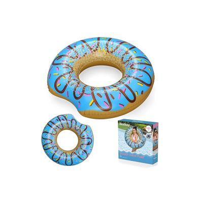 Colac de plaja gonflabil pentru inot, albastru, Donut, 107 cm, BESTWAY 36118-03 Colac de plaja gonflabil pentru inot, albastru, Donut, 107 cm, BESTWAY 36118-03