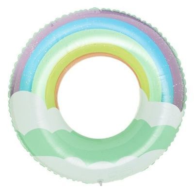 Colac de inot gonflabil, Curcubeu, Multicolor