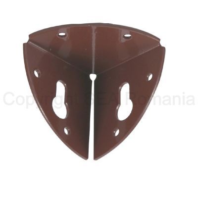 Coltar universal suspendare corpuri mobila 47X47mm maro 8522