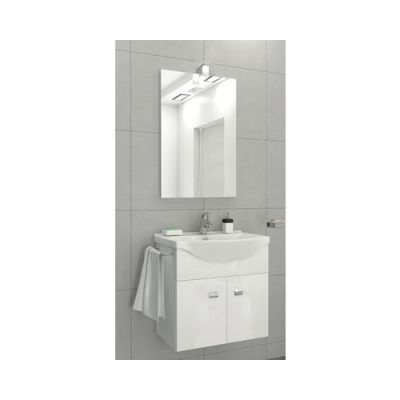 Comp Emma - baza susp 2 USI cm 55 + suport prosop crom maner Eotion + OGL 213/EL + lampa Venus FSC Mix