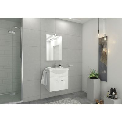 Comp Emma - baza susp 2 USI cm 55 + suport prosop crom maner Eotion + OGL 213/EL + lampa Venus FSC Mix