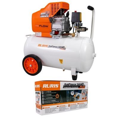 Compresor ruris airpower5000plus + kit airpower5000plus 5000plus21 Compresor ruris airpower5000plus + kit airpower5000plus 5000plus21