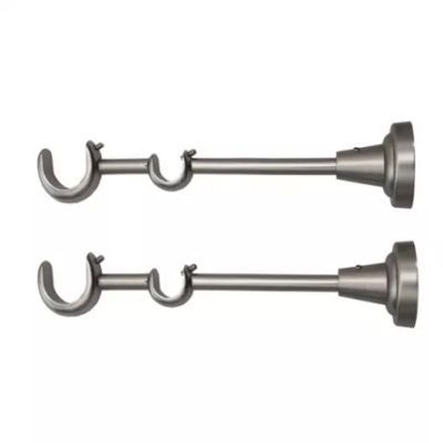 Consola dubla metalica nichel sanitar cu suport 19/19 2buc/set/blister