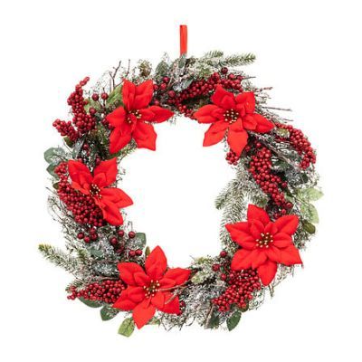 Coronita pentru usa cu Craciunite 50 cm 183878