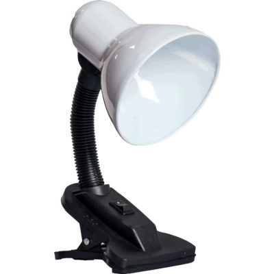 Er lampa birou clip alb 1XE27 60W 108 El0021290