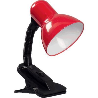 Er lampa birou clip rosu 1XE27 60W 108 El0021294
