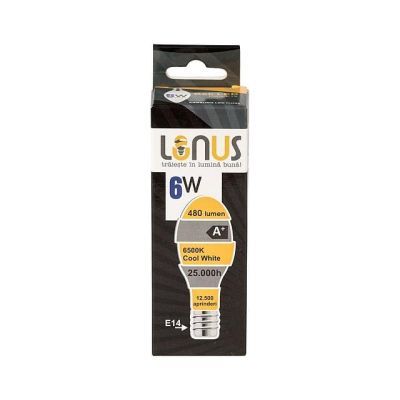 Bec Lumanre LED Lunus 6W E14 6500K DLD C37 06r Bec Lumanre LED Lunus 6W E14 6500K DLD C37 06r