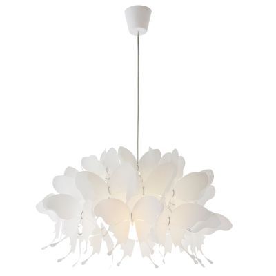 Corp iluminat suspensie Butterfly, 1 x 23W E27, alba