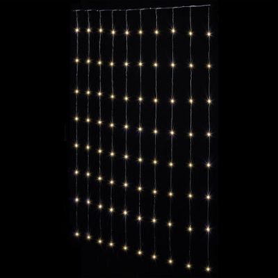 Cortina de fatada iluminata 400 LED 8 functii 1,9 m pentru exterior alb rece 877829b