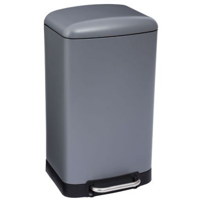 Cos de gunoi cu pedala Ariane gri, metalic, 30 l 133683