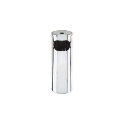Cos de gunoi cu scrumiera inox d 30hx60cm 38773