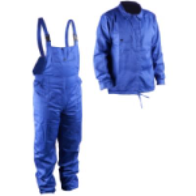 Costum albastru haina si pantalon cu pieptar M50 645089