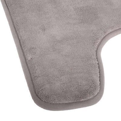 Covor contur wc, 48 x 48 cm,100 % poliester, taupe 140842g