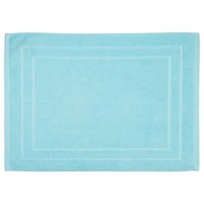 Covoras de baie bumbac albastru deschis 125898Q