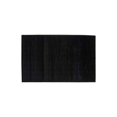 Covoras de baie din bambus cu lamele negre 120 x 170 cm, marimea L131570 A