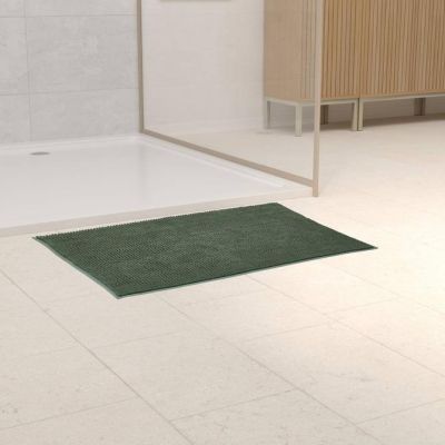 Covoras de baie mini chenille Colors 50 x 80 cm verde ficus 138043V
