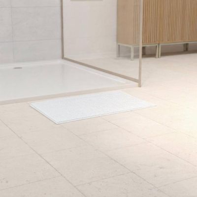 Covoras de baie mini din bumbac tip chenille Colors 50 x 80 cm 138043I