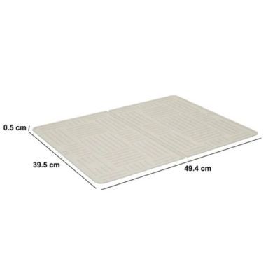 Covoras pliabil pentru uscarea vaselor L. 49,4 x A. 39,5 x I. 0,5 cm silicon asortat 190201