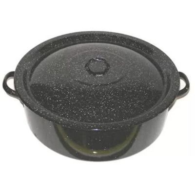 CRATITA 40CM+CAPAC NEAGRA 16.5L
