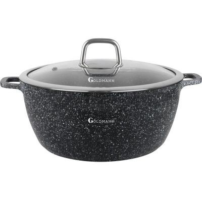 Cratita aluminiu marmorat 23 L GM 0344