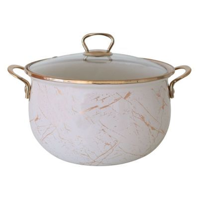 Cratita emailata bej 22x14cm 5L GM-8017-22B
