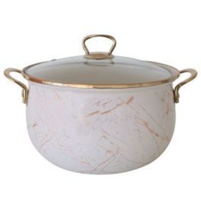 Cratita emailata bej 6.2 L GM-8017-24B