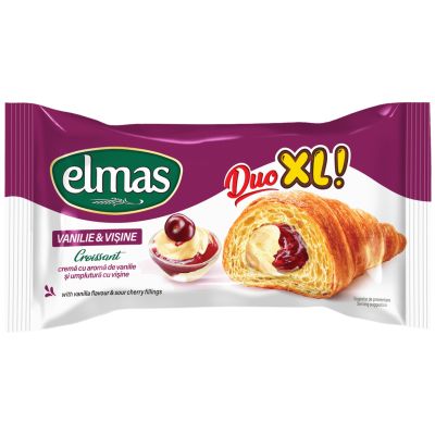 Croissant vanilie-visine 80g elmas