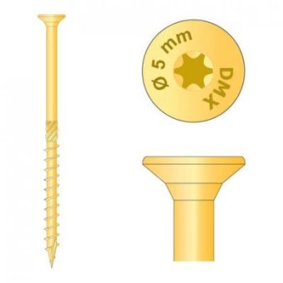 Cs 05045 surub de constructii cu CAP inecat 5X45 200BUC/PACH 310504