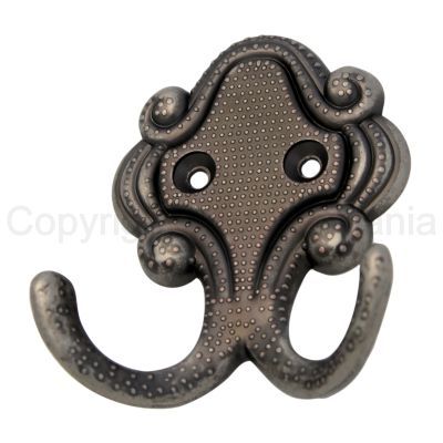 Cuier 2 carlige metalic 494.26 gri antichizat 13815