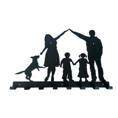Cuier metalic familie Ocrotitoare