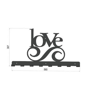 Cuier metalic Love Sign Cuier metalic Love Sign
