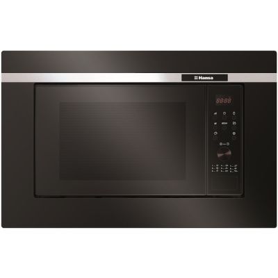 Cuptor cu microunde incorporabil Hansa 20l, sticle neagra AMG20BFH