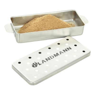 Cutie afumare 700 ml,din inox,manere pentru manipulare 13958