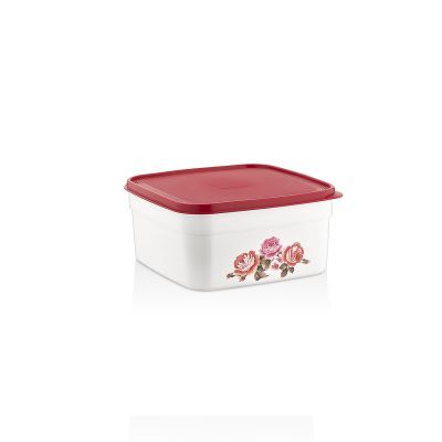 Cutie alimentara + capac cu flori 2.5l