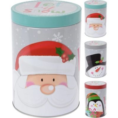 Cutie depozitare rotunda 105X158 mm MOS Craciun