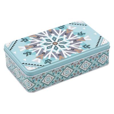 Cutie metal cu decor craciun 19x6x13cm 161g 14932