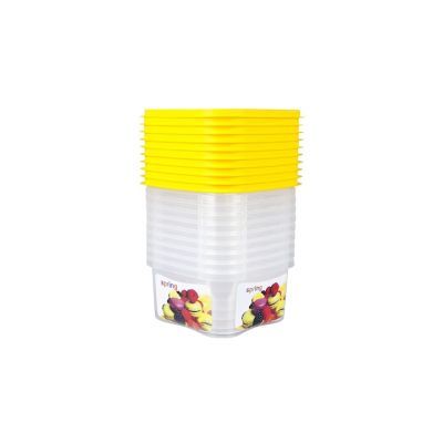 Cutii alim Rainbow patrate 1.1L R3-91547