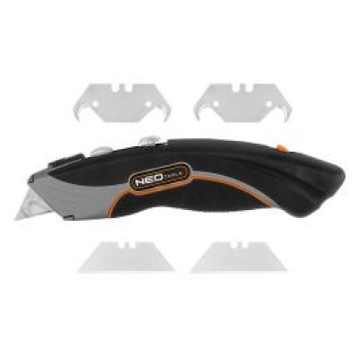 Cutit cu lama trapezoidala si tip carlig corp metalic 6 lame 63-700
