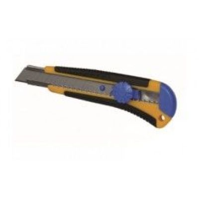 Cutter 18mm + lama de rezerva maner cauciuc M9016P Cutter 18mm + lama de rezerva maner cauciuc M9016P