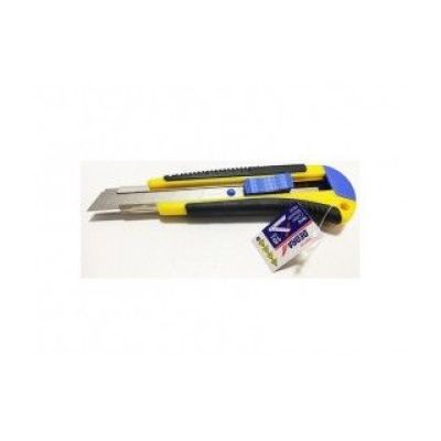 Cutter 18mm + lama de rezerva maner cauciuc M9016P Cutter 18mm + lama de rezerva maner cauciuc M9016P