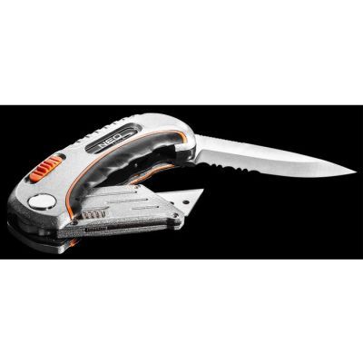 Cutter/cutit universal lame trapezoidale +TEACA + 5 lame rezerva 63-710