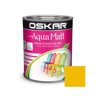 d oskar aqua matt email galben pret-a-porter 0.6l