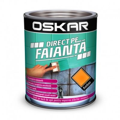 D oskar faianta email, amber, 0.6L