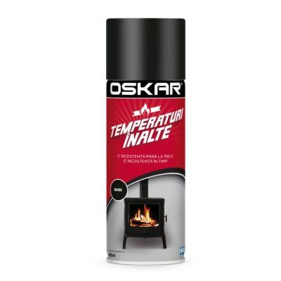 D Oskar temperaturi inalte negru 400ml