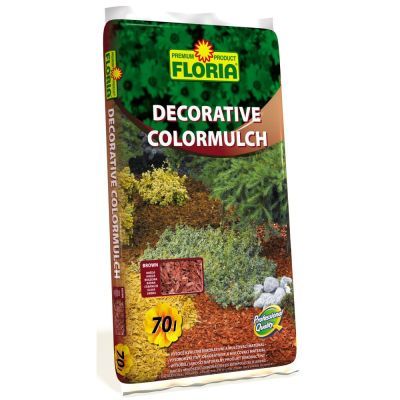 Mulci, scoarta decorativa Floria, aschii de lemn, 70 L