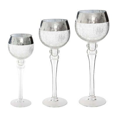 Decoratiune 3 pahare suport pentru lumanare 162695