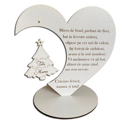 Decoratiune de CRACIUN-INIMA-20CM-[24/48] Anm221030