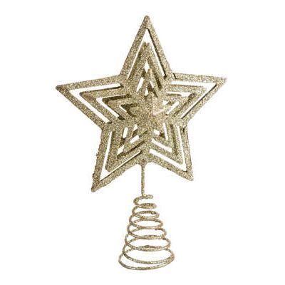 Decoratiune stea metal Glitter 20CM 147650