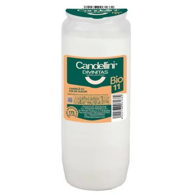 Faclia Candela plastic alb Bio11